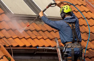 Démoussage et hydrofuge de toiture à Saint-Victor-Rouzaud